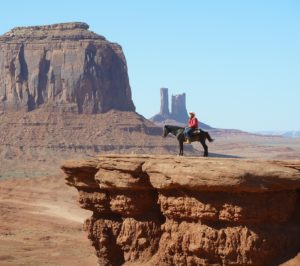 a man in a wild west world